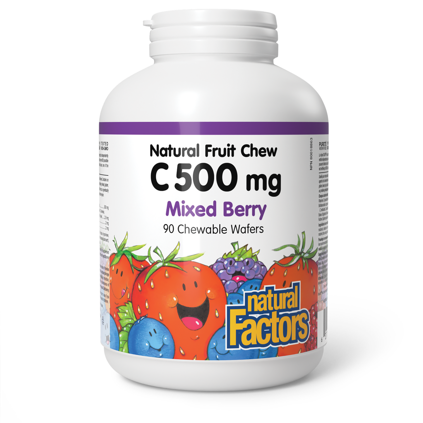 Natural Factors - C 500 mg - Mixed Berry