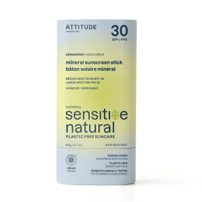 Attitude - Attitude Sunly Sensitive Skin Stick Unscented SPF30