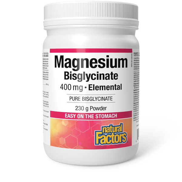 Natural Factors - Magnesium Bisglycinate Elemental 400mg