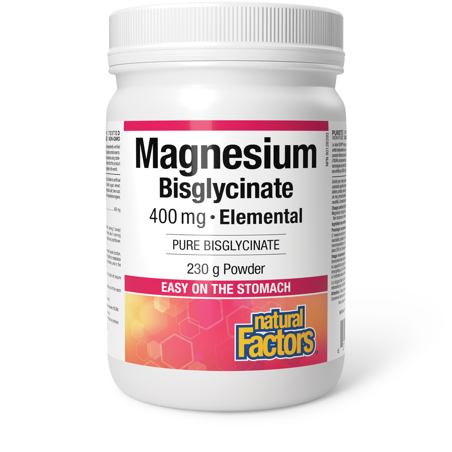 Natural Factors - Magnesium Bisglycinate Elemental 400mg