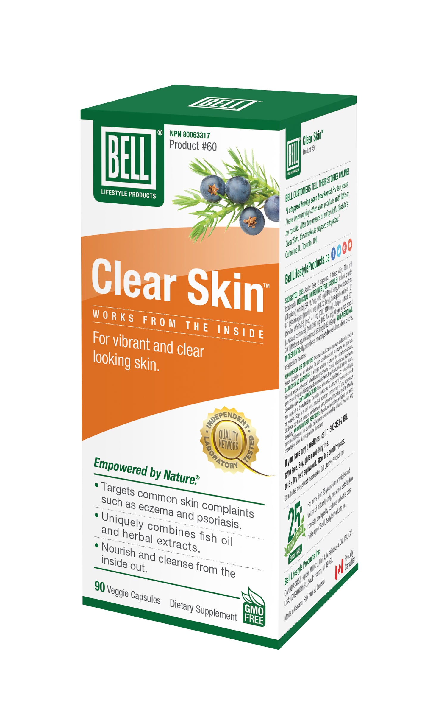Bell - Bell #60 Clear Skin 90caps
