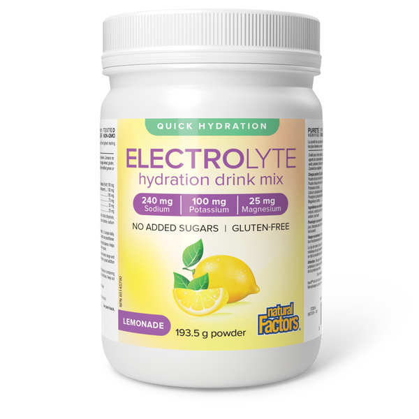 Natural Factors - Electrolyte Hydration Drink Mix