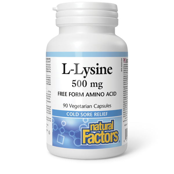 Thumbnail of Natural Factors - L-Lysine - 500 mg