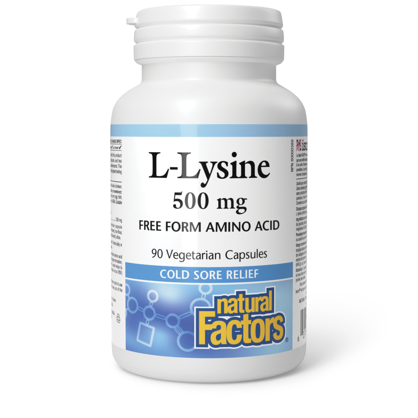 Natural Factors - L-Lysine - 500 mg