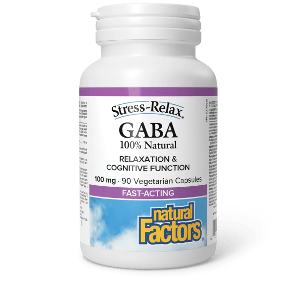 Natural Factors - Stress-Relax GABA 100mg