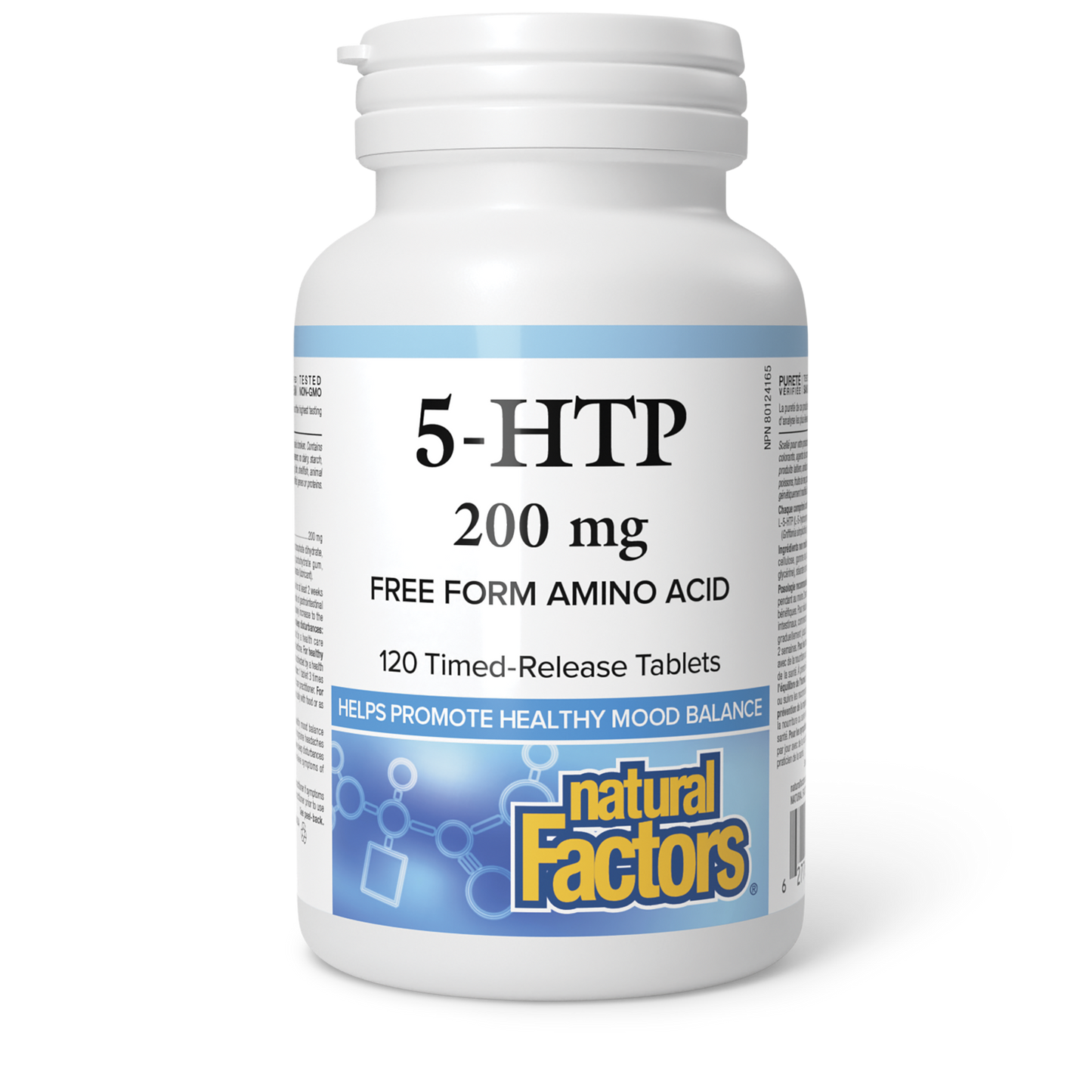 Natural Factors - 5-HTP 200mg - Time Release