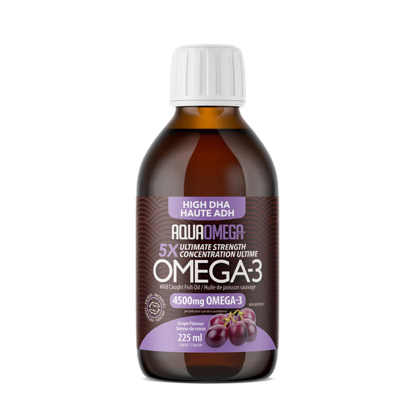 AquaOmega - High DHA Omega-3 Grape Flavour