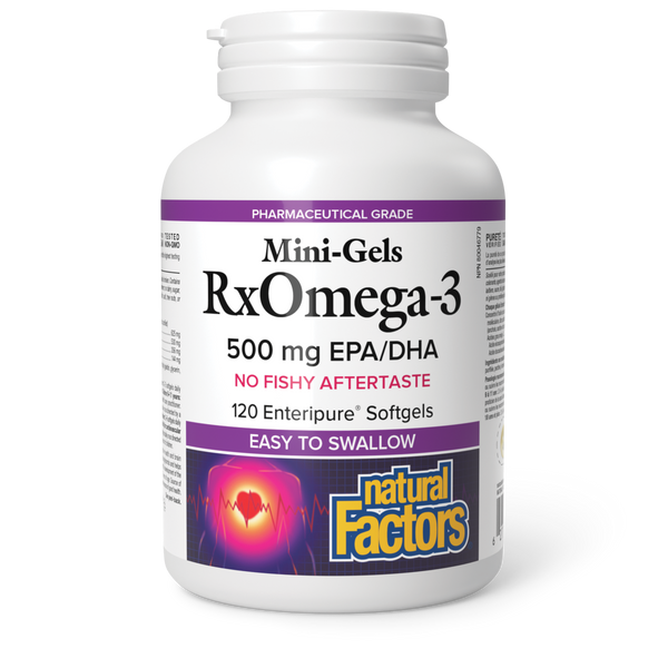 Natural Factors - Mini-Gels RxOmega-3 500mg