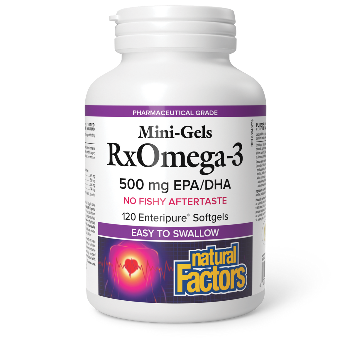 Natural Factors - Mini-Gels RxOmega-3 500mg