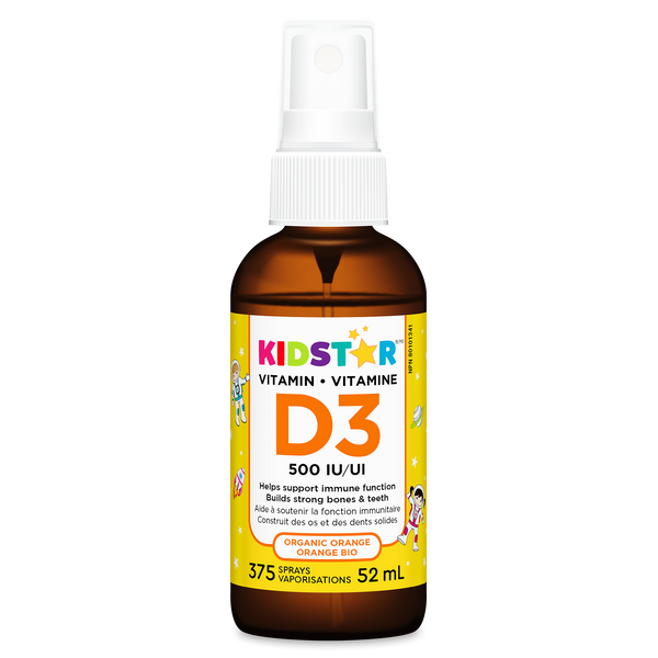 KidStar Nutrients - VITAMIN D3 - 500 IU