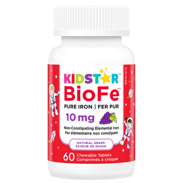 KidStar Nutrients - BioFe Pure Iron 10 mg Natural Grape
