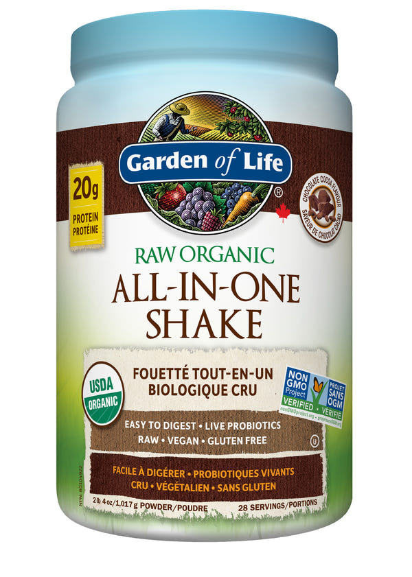 Garden of Life - Raw Organic All-In-One Shake Chocolate Cocoa