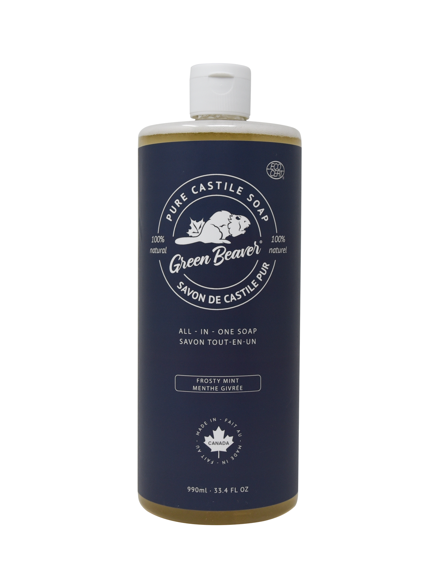 Green Beaver - All-In-One Pure Castille Soap Frosty Mint