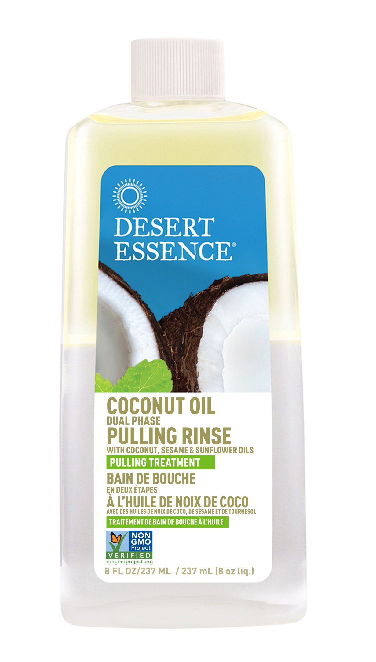Desert Essence -  Coconut Oil Dual Phase Pulling Rinse