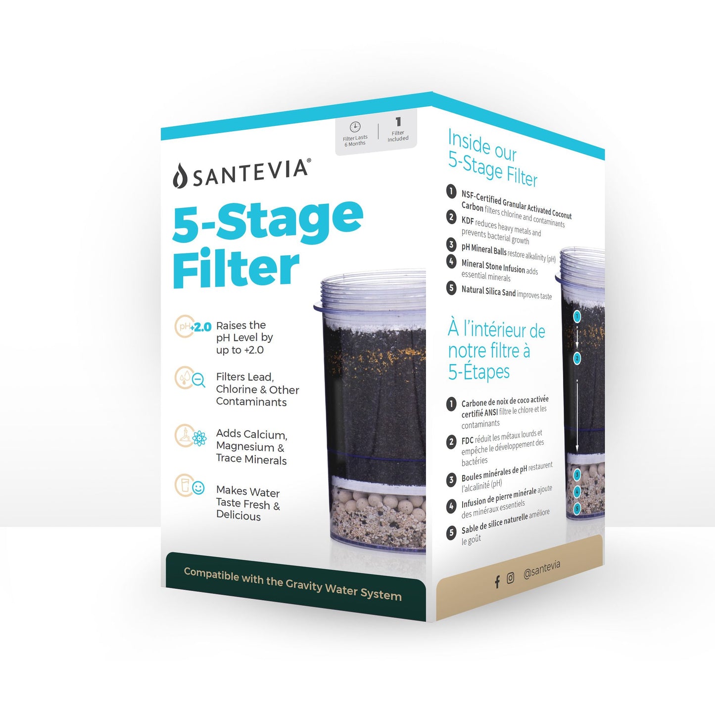 Santevia - ENHANCED 5 STAGE ULTRASONIC FILTER