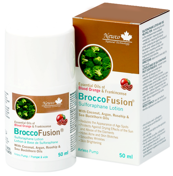Newco - Broccofusion Sulforaphane Lotion - Blood Orange & Frankincense