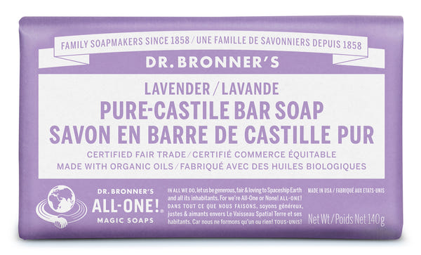 Dr. Bronner's - Pure Castile Bar Soap Lavender