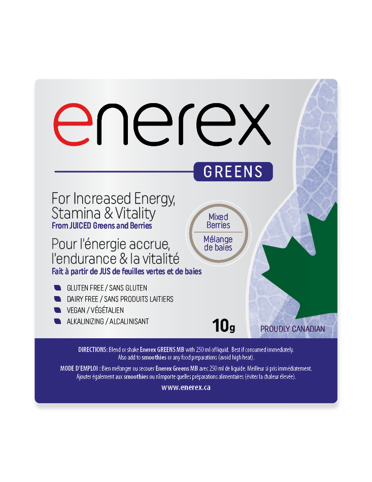Enerex - Greens Gluten Free Mixed Berry 10g Sachet