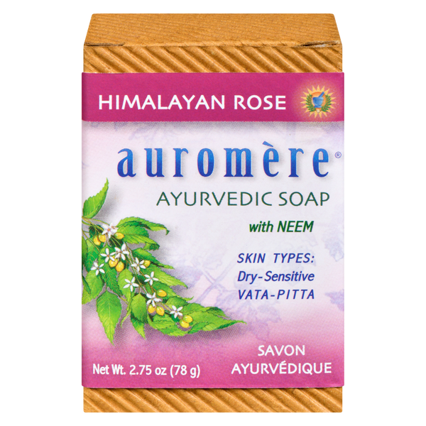 Auromere - Ayurvedic Soap Himalayan Rose