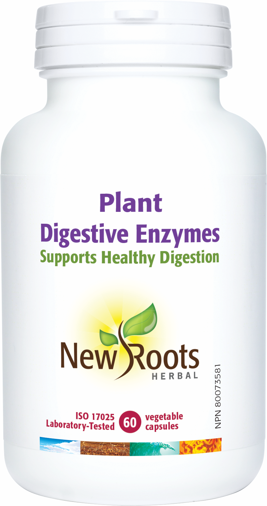 New Roots Herbal - Plant Digestive Enzymes 375mg