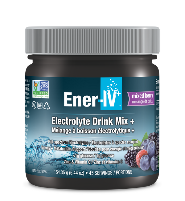 Ener-Life - Ener-IV Sport Electrolyte Drink Mix Mixed Berry