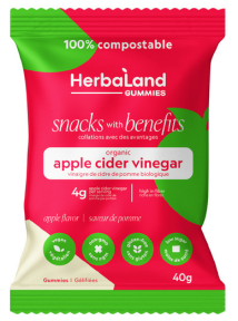 Herbaland - Snacks w/Benefits Apple Cider Vinegar (12)*