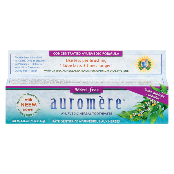 Auromere - Ayurvedic Toothpaste Mint Free