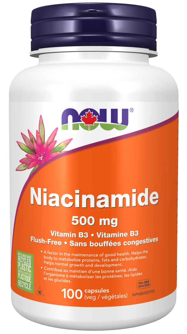 NOW - Niacinamide - 500 mg