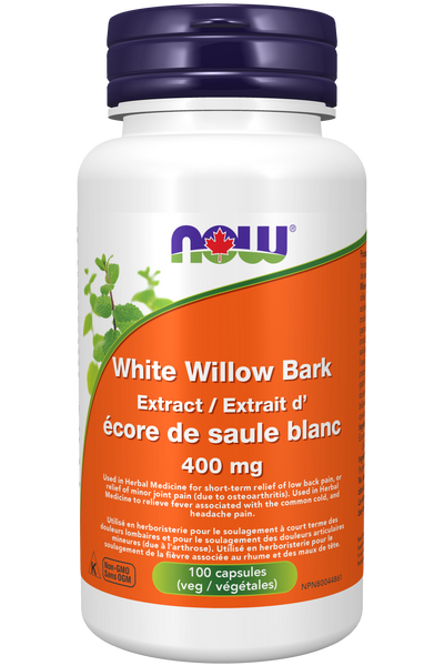 NOW - WHITE WILLOW BARK - 400 mg