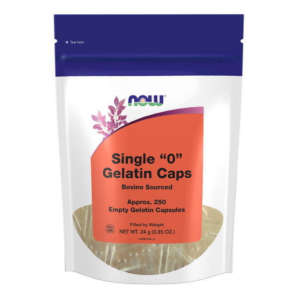 NOW - Single "0" Gelatin Caps
