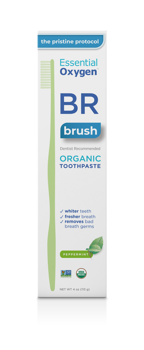 Essential Oxygen - BR Organic Toothpaste Peppermint