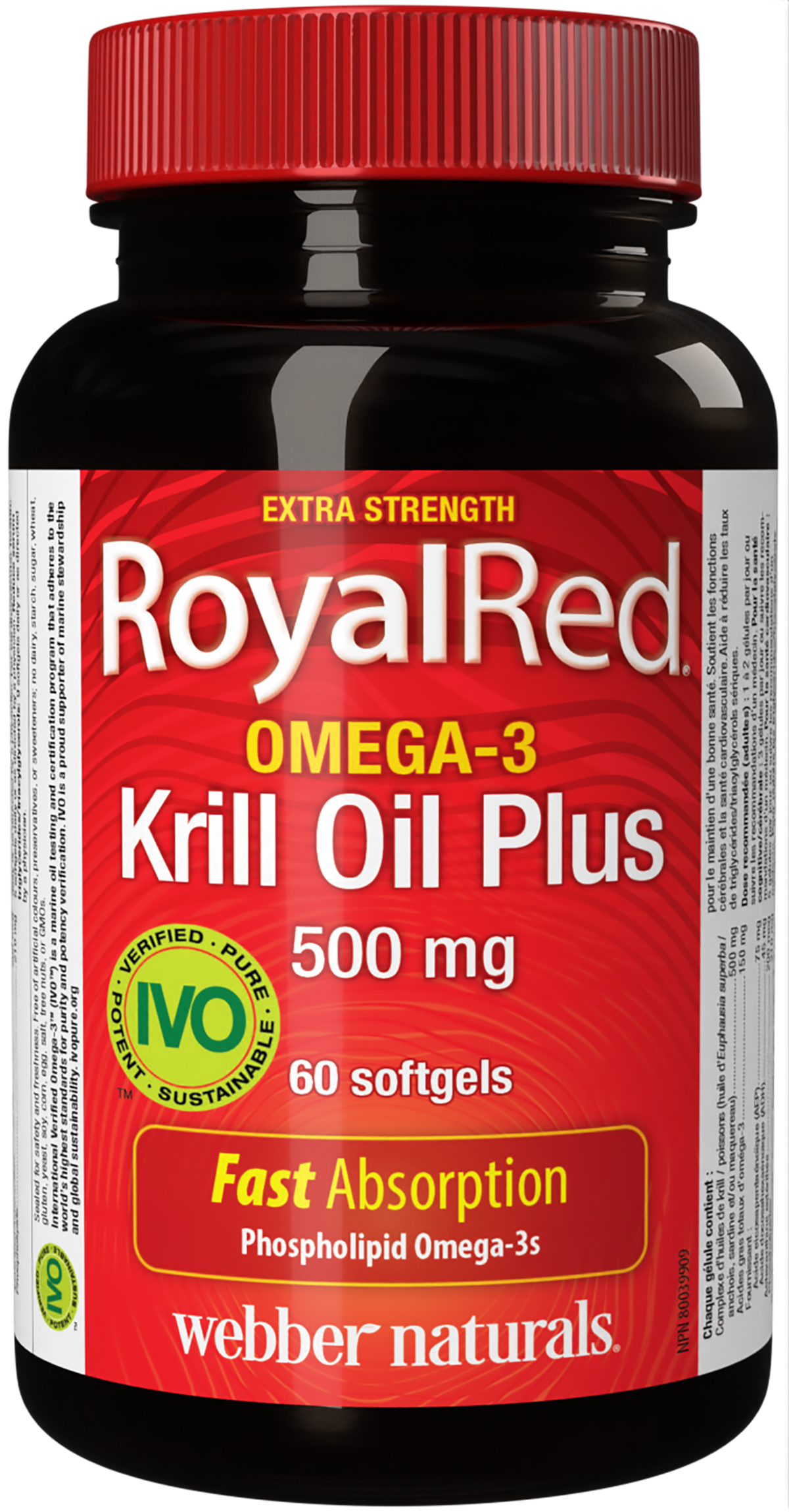 Webber Naturals - RoyalRed Omega-3 Krill Oil Plus 500mg – The