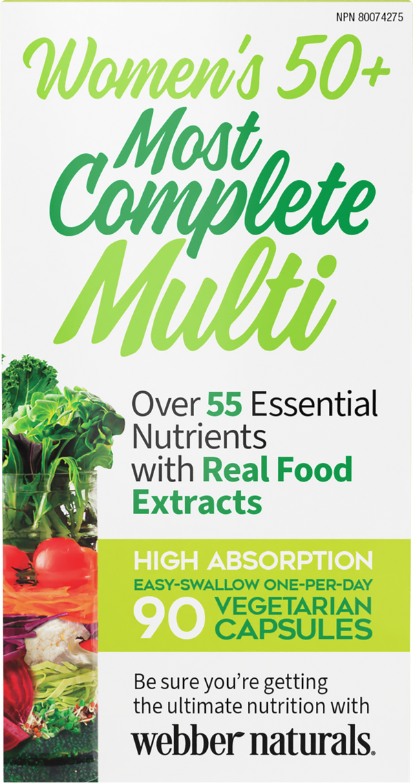 Webber Naturals - Women's 50+ Most Complete Multi