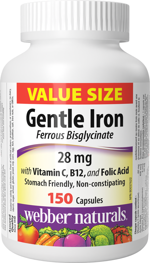 Webber Naturals - Gentle Iron 28mg