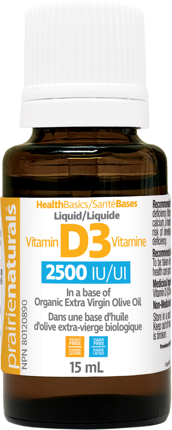Prairie Naturals - Vitamin D3 - 2500 IU*