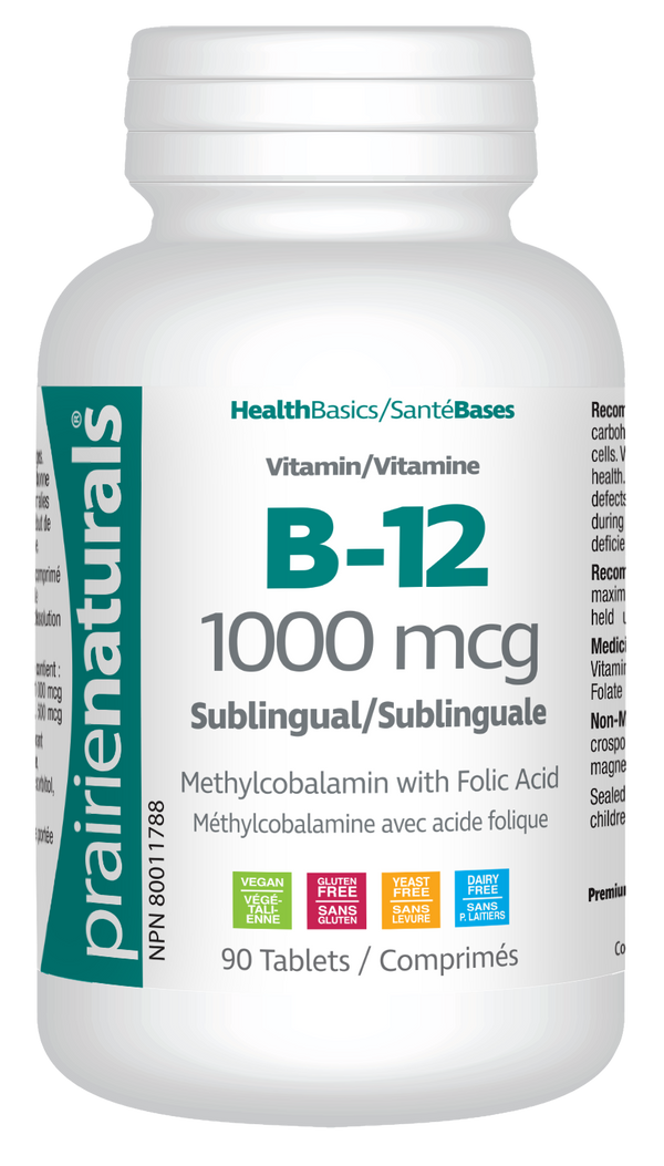 Prairie Naturals - Vitamin B-12 - 1000 mcg