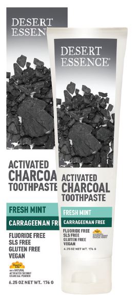 Desert Essence - Activated Charcoal Toothpaste Fresh Mint