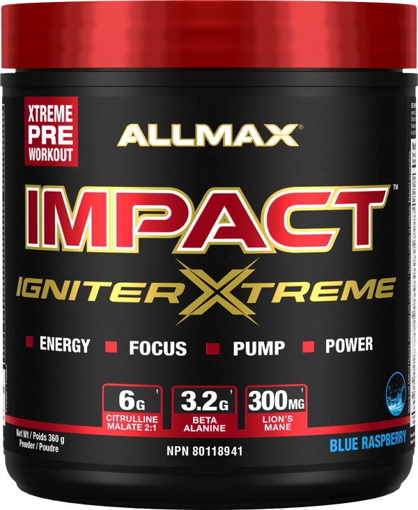 Allmax Essentials - Impact Igniter Xtreme Blue Raspberry
