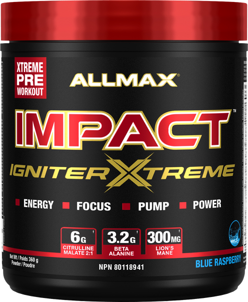 Allmax Essentials - IMPACT IGNITER XTREME - Blue Raspberry