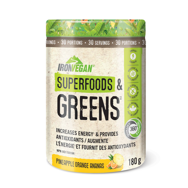 Iron Vegan - SuperFoods & Greens Pineapple Orange*