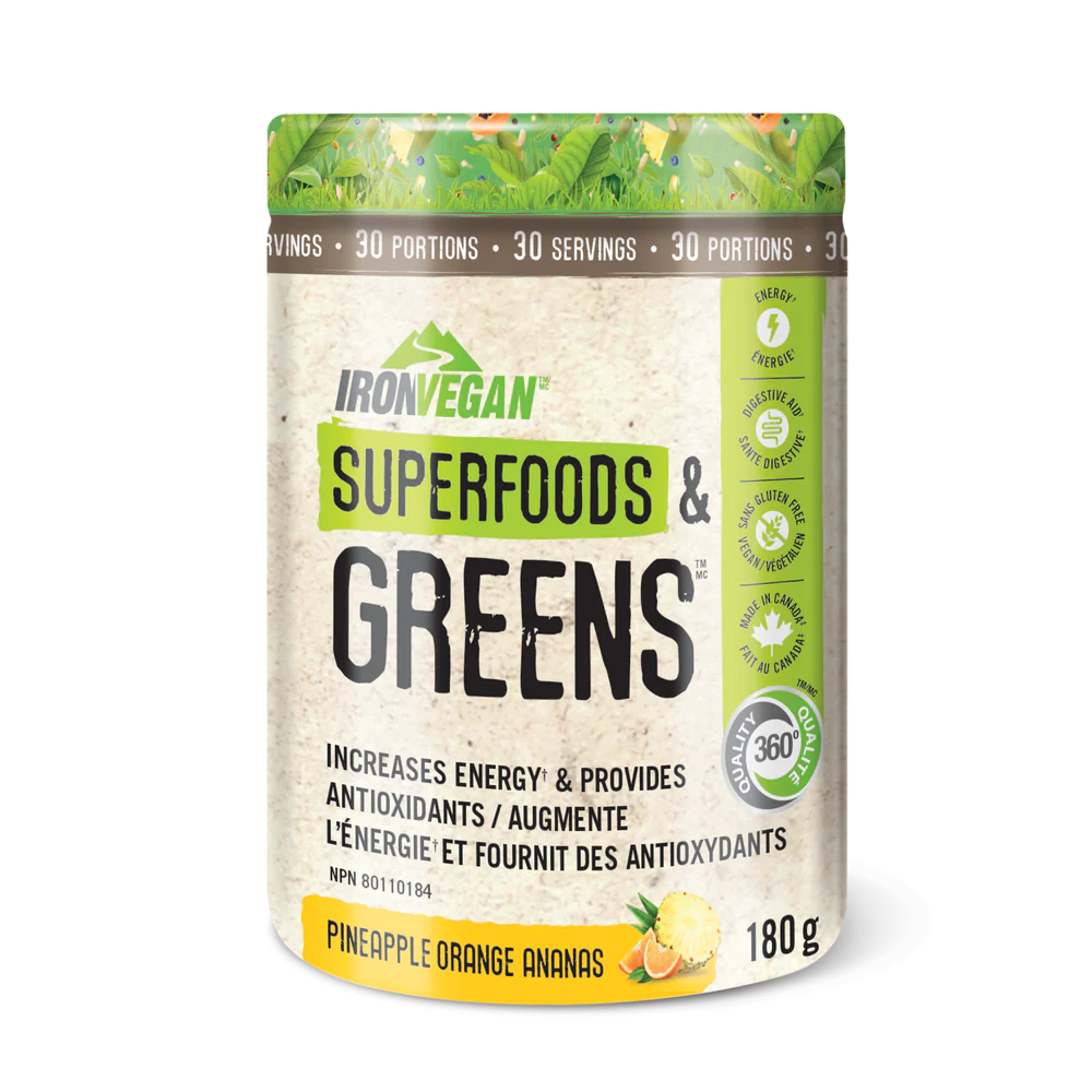 Iron Vegan - SuperFoods & Greens Pineapple Orange