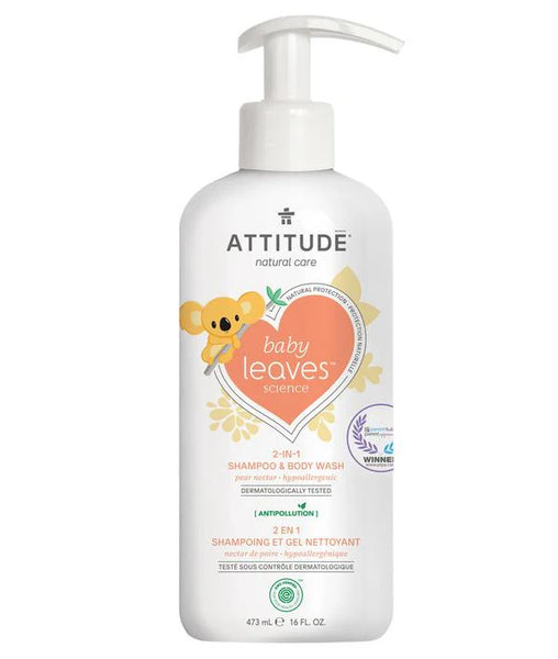 Attitude - Baby Leaves 2-IN-1 Shampoo & Body Wash Pear Nectar