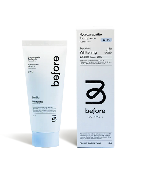 Before - Hydroxyapatite Toothpaste SuperMint Whitening