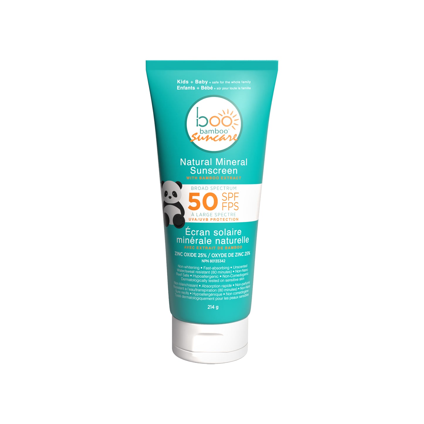 Boo Bamboo - Natural Mineral Sunscreen SPF50
