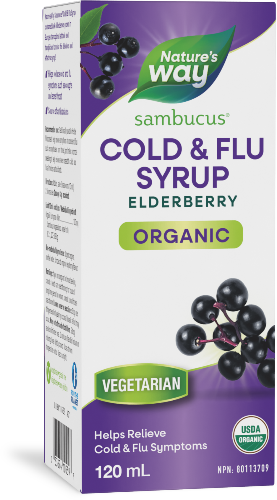 Nature's Way - Organic Sambucus Cold & Flu Care