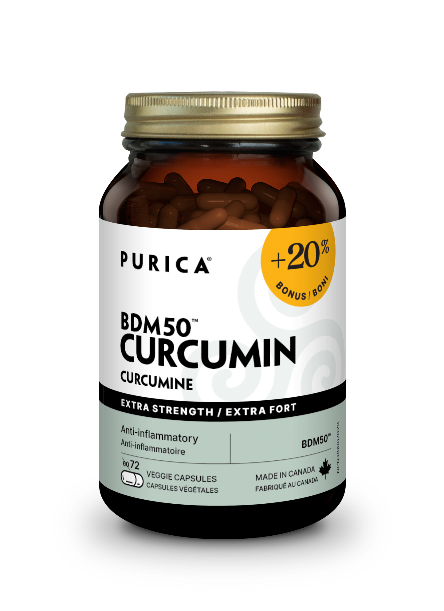 Purica - Pro Curcumin BDM50 - Bonus