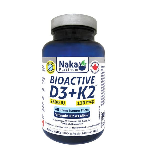 Naka - BioActive D3 2500IU & K2 120mcg