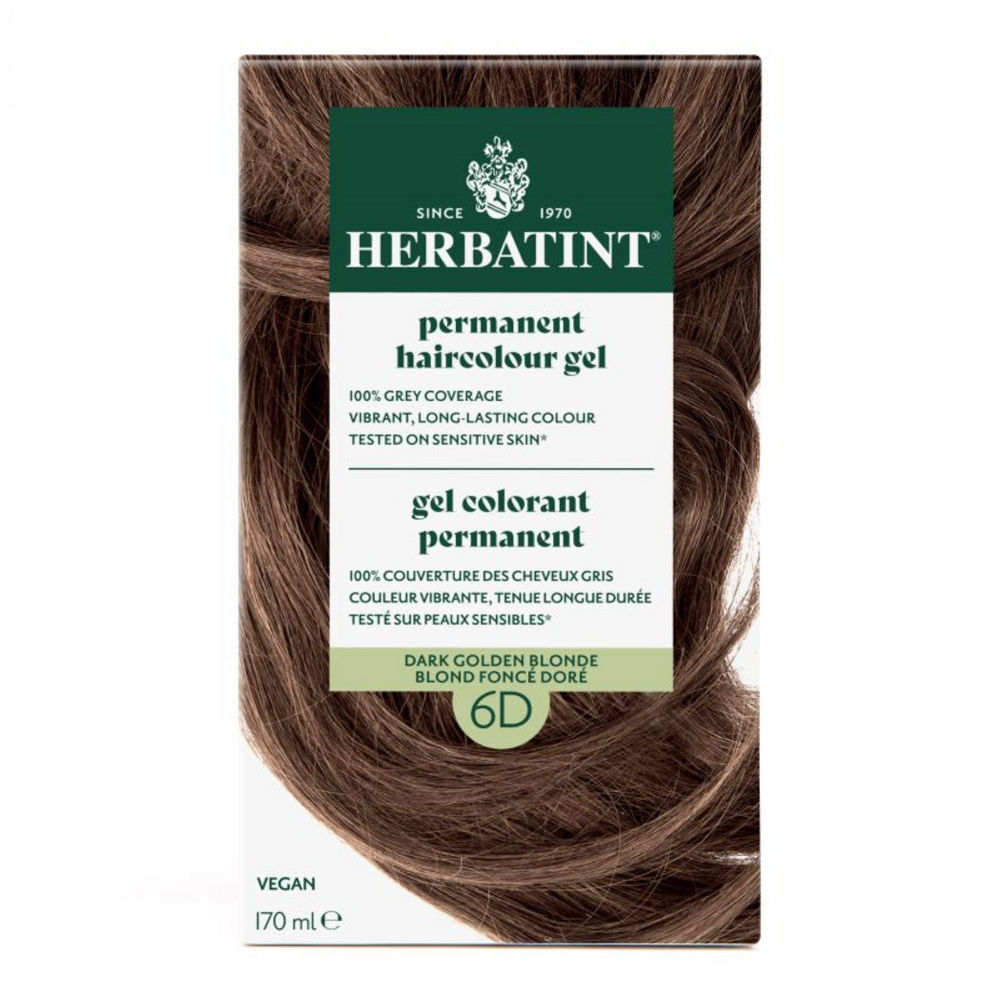 Herbatint - Permanent Hair Colour 6D Dark Golden Blonde