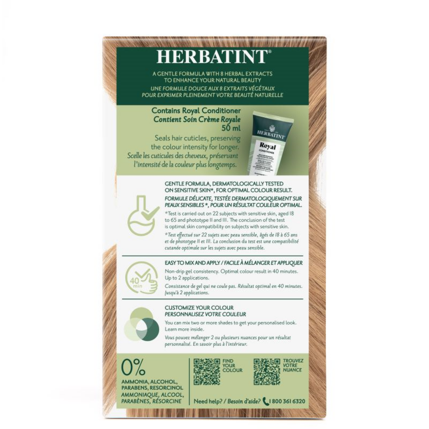 Herbatint - Permanent Hair Colour 8D Light Golden Blonde