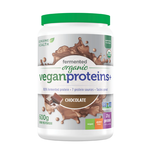 Thumbnail of Genuine Health - Fermented Organic Vegan Proteins+ Chocolate
